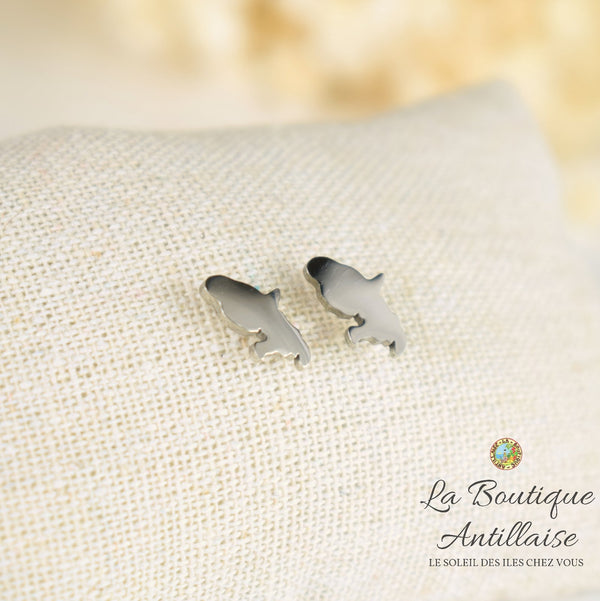 Boucles d'oreilles Martinique Argentées