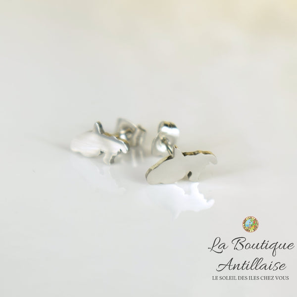 Boucles d'oreilles Martinique Argentées