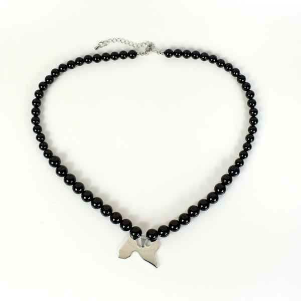 COLLIER ONYX CARTE GUADELOUPE