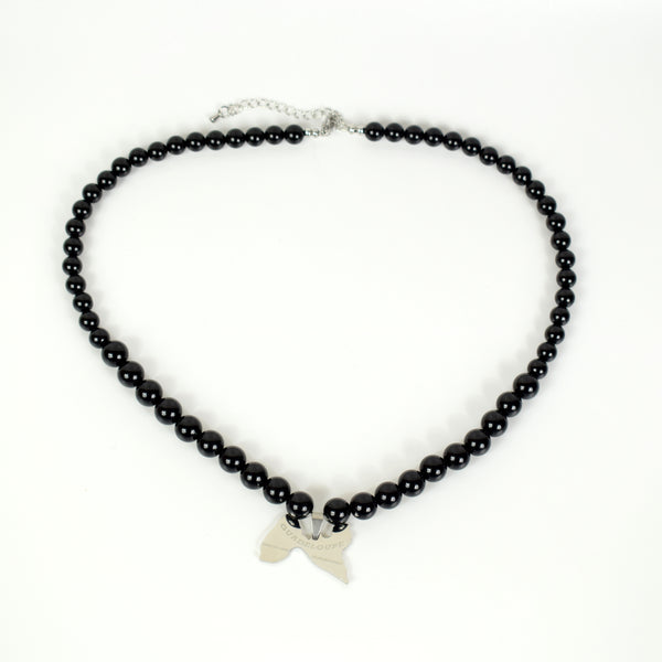 COLLIER ONYX CARTE GUADELOUPE