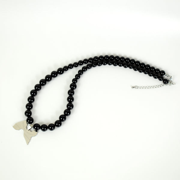COLLIER ONYX CARTE GUADELOUPE