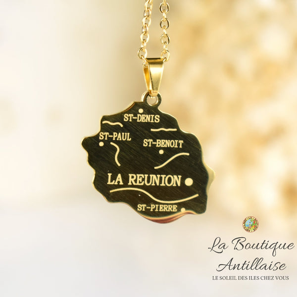COLLIER PENDENTIF LA REUNION OR