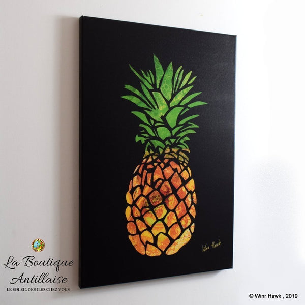 L'ANANAS - TABLEAU DÉCORATION ANTILLAISE - La Boutique Antillaise